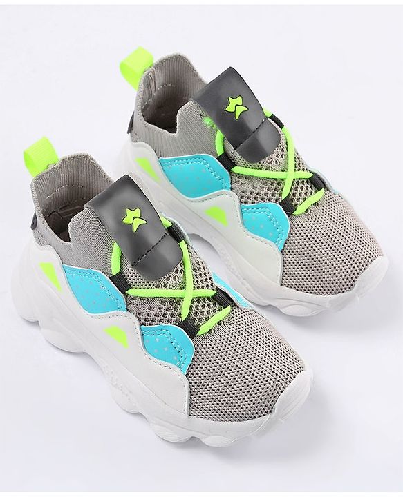 Cute Walk by Babyhug Slip On Sneaker Shoes -  Grey