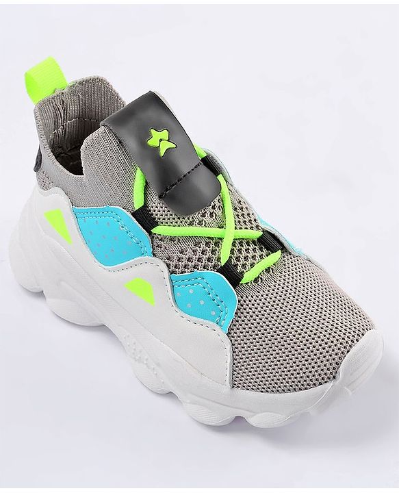 Cute Walk by Babyhug Slip On Sneaker Shoes -  Grey