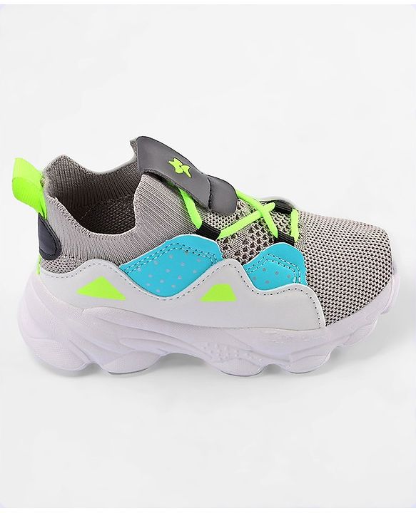 Cute Walk by Babyhug Slip On Sneaker Shoes -  Grey