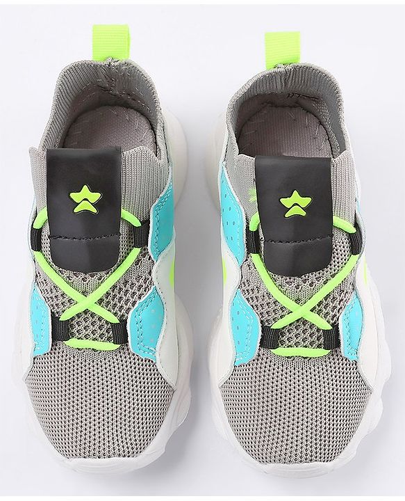 Cute Walk by Babyhug Slip On Sneaker Shoes -  Grey