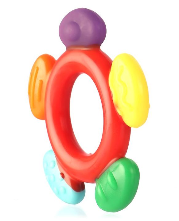 Babyhug Flower Shaped Silicone Teether - Multicolor