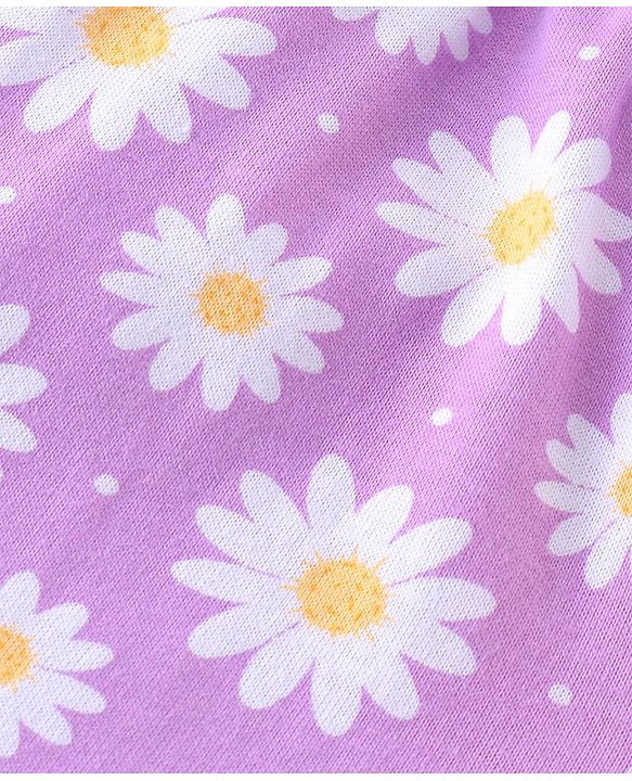 Babyhug Cotton Single Jersey Knit Shorts Floral & Polka Dot Print Pack of 3- Multicolor