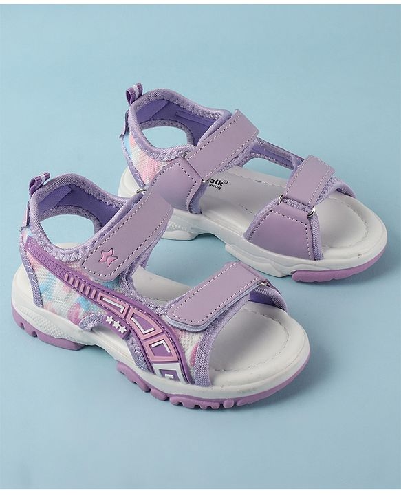 Cute Walk by Babyhug Sandal with Velcro Closure - Purple