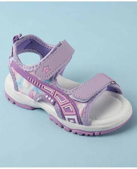 Cute Walk by Babyhug Sandal with Velcro Closure - Purple