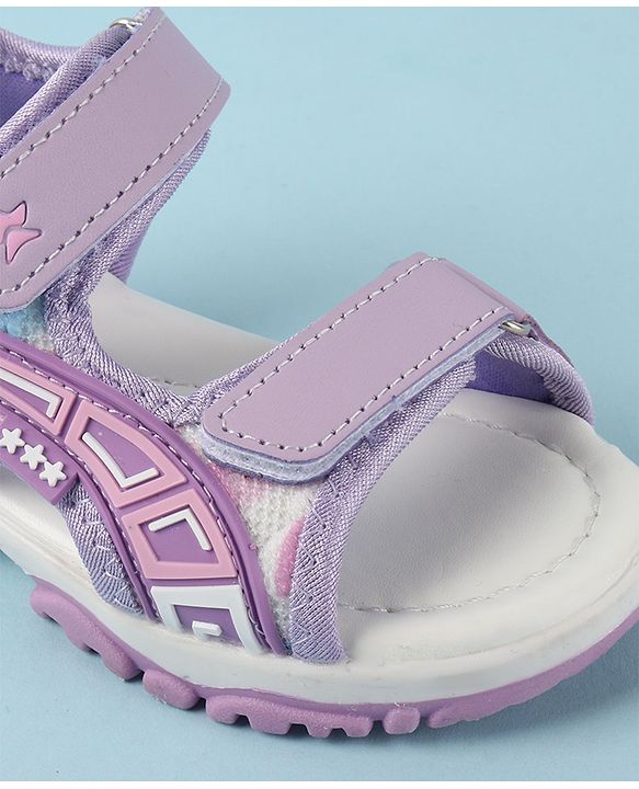 Cute Walk by Babyhug Sandal with Velcro Closure - Purple