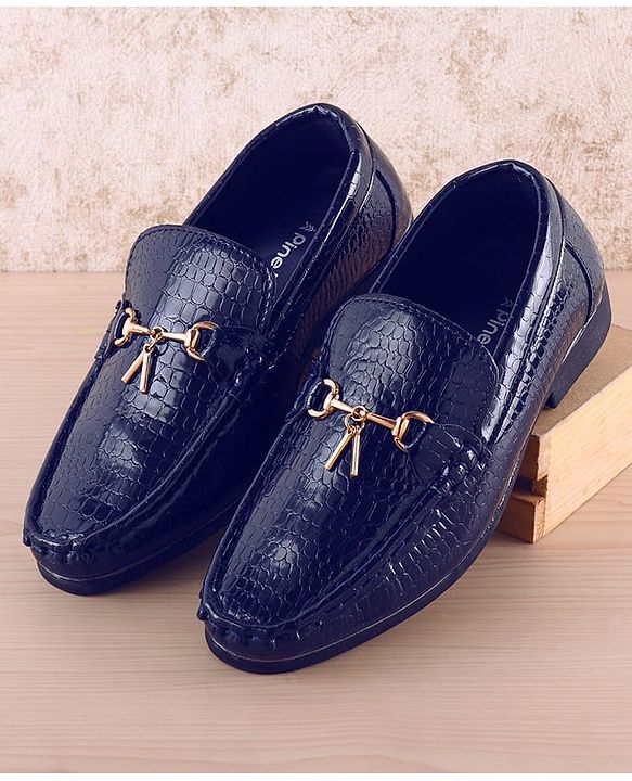 Pine Kids Slip-on Party Wear Shoes - Blue