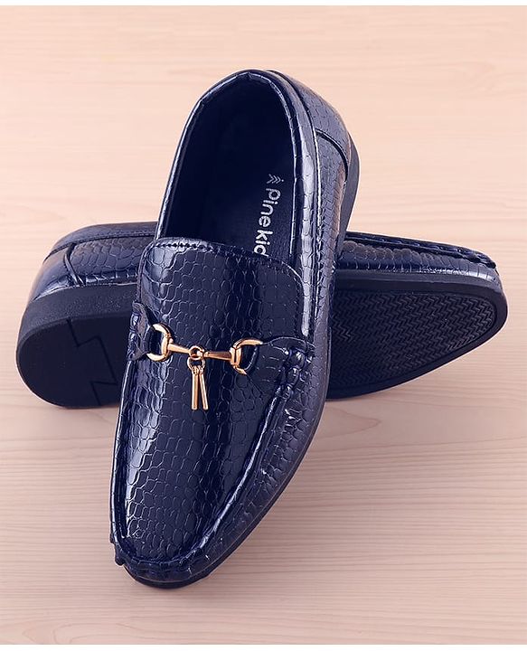 Pine Kids Slip-on Party Wear Shoes - Blue