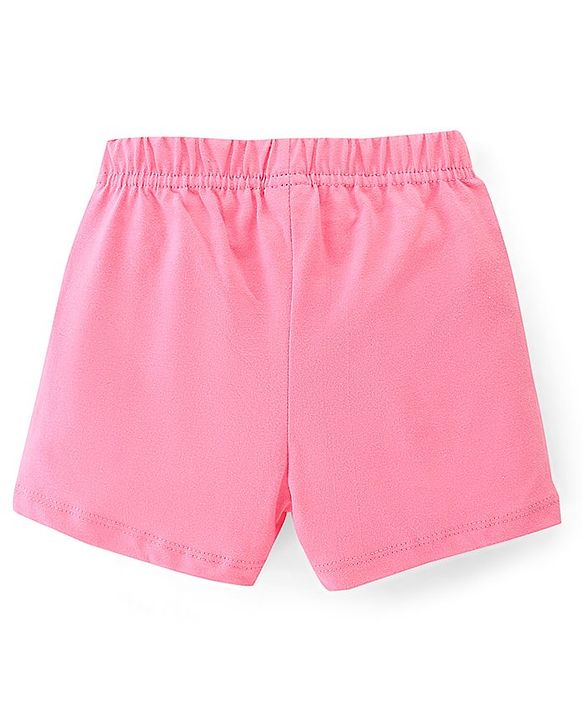 Babyhug Cotton Knit Shorts Floral Print Pack of 3 - Multicolour