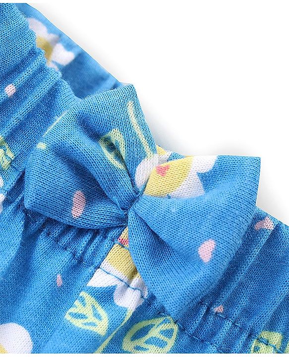 Babyhug Cotton Knit Shorts Floral Print Pack of 3 - Multicolour
