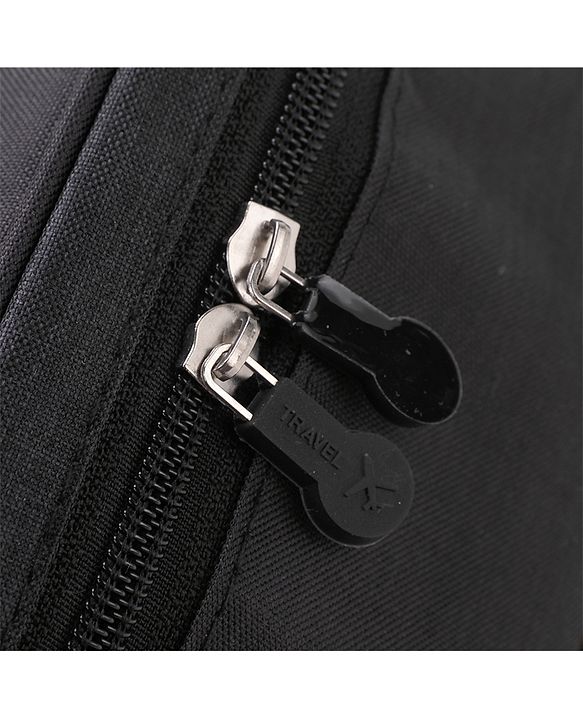 Babyhug Multifunctional Portable Travel Toiletry Bag with Straps - Black