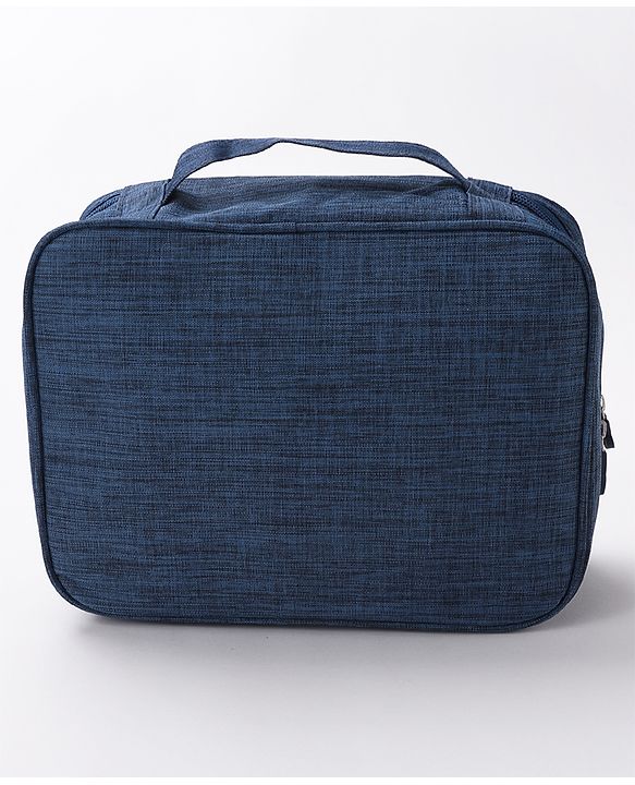 Babyhug Multifunctional Portable Travel Toiletry Bag with Straps - Black