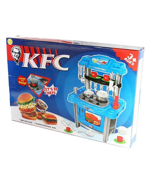 AKN TOYS KFC Jumbo Fast Food with Sounds Lights 59 Pcs (Color n