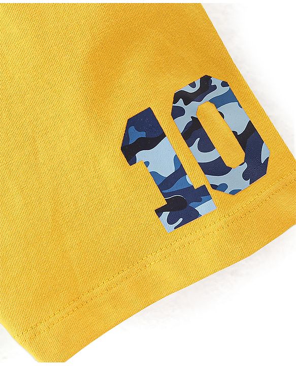Babyhug Cotton Knit Shorts Camouflage Print Pack of 3- Multicolor