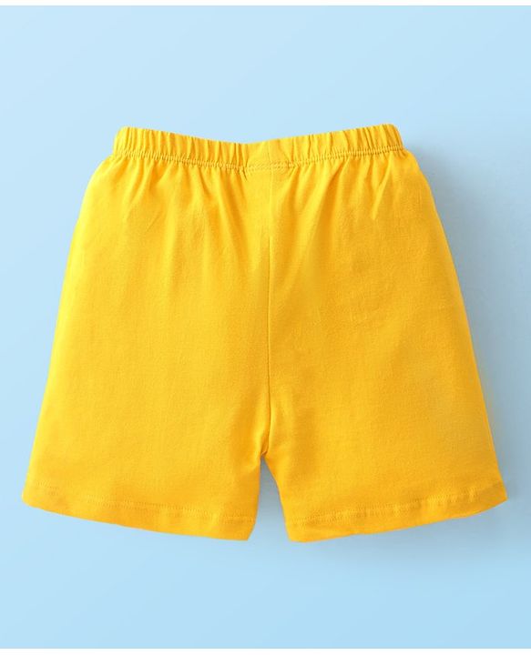 Babyhug Cotton Knit  Striped Shorts Pack of 3 - Multicolour