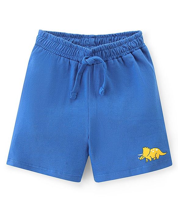 Babyhug Cotton Knit Striped Shorts Pack of 3 - Multicolour