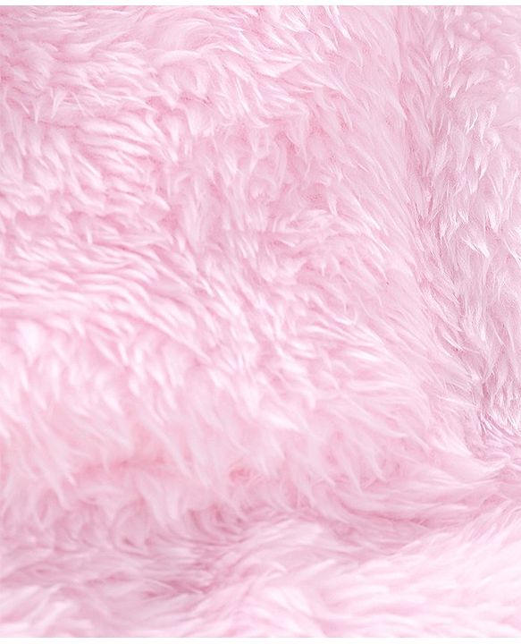 Babyhug Full Sleeves Velour Hooded Bathrobe - Pink
