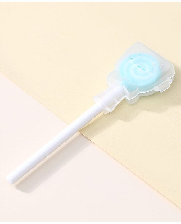 Babyhug Silicone Candy Shape Baby Tongue Cleaner- Green