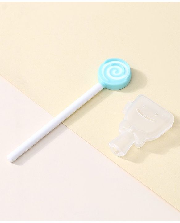 Babyhug Silicone Candy Shape Baby Tongue Cleaner- Green