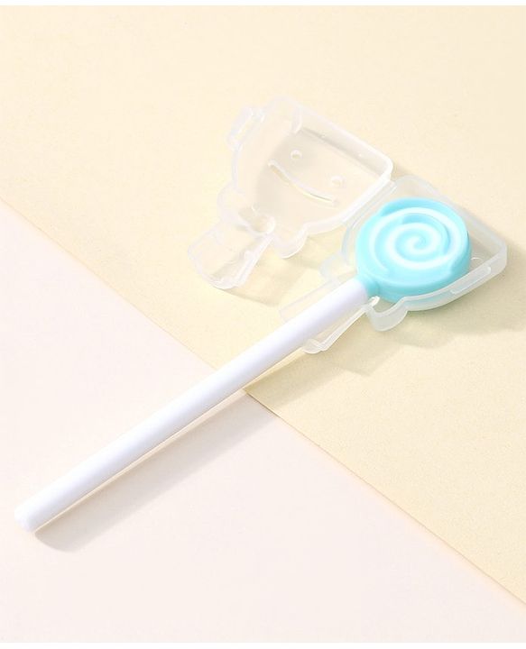 Babyhug Silicone Candy Shape Baby Tongue Cleaner- Green