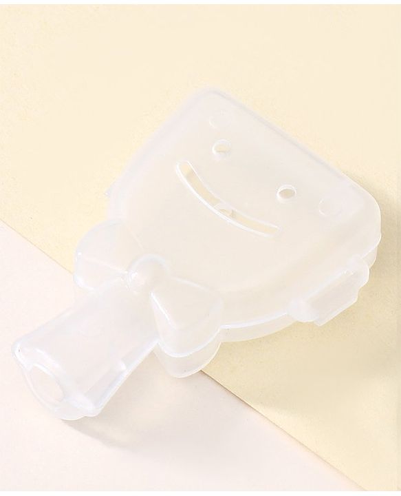 Babyhug Silicone Candy Shape Baby Tongue Cleaner- Green