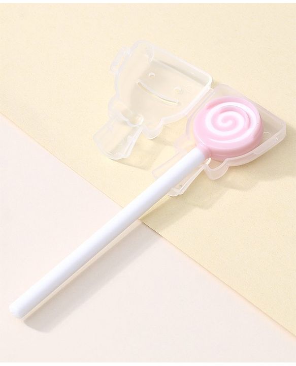 Babyhug Silicone Candy Shape Baby Tongue Cleaner- Blue