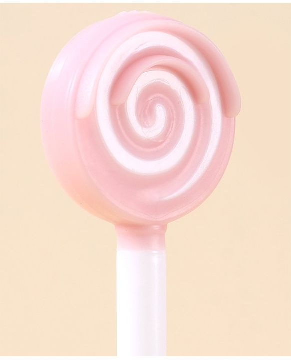 Babyhug Silicone Candy Shape Baby Tongue Cleaner- Blue