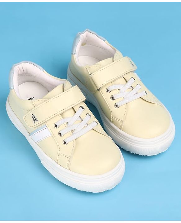 Pine Kids Velcro Closure Casual Shoes - Yellow