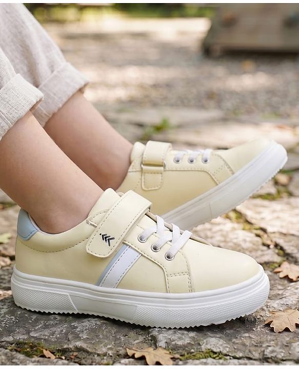 Pine Kids Velcro Closure Casual Shoes - Yellow