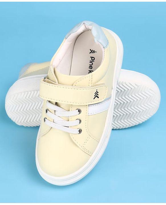 Pine Kids Velcro Closure Casual Shoes - Yellow