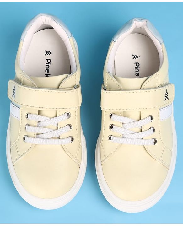 Pine Kids Velcro Closure Casual Shoes - Yellow
