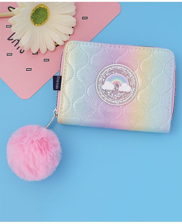 Pine Kids Wallets With Rainbow Patch - Multicolor