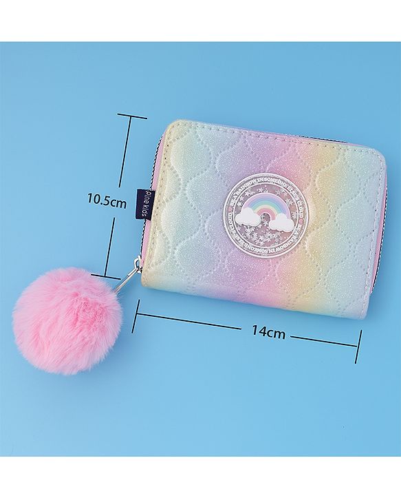 Pine Kids Wallets With Rainbow Patch - Multicolor