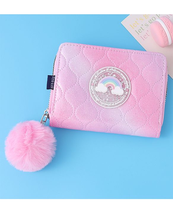 Pine Kids Wallets With Rainbow Patch - Multicolor
