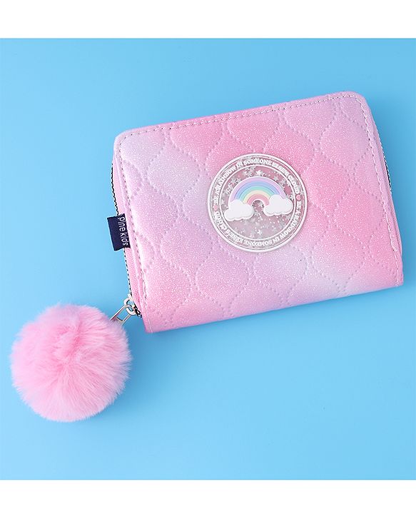 Pine Kids Wallets With Rainbow Patch - Multicolor