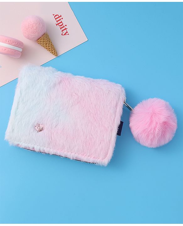 Pine Kids Fur Wallet - Multi Colour