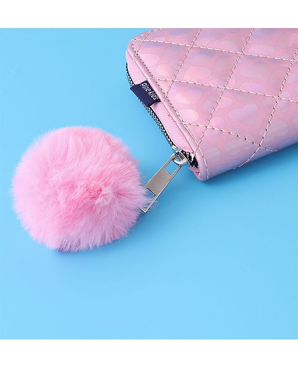 Pine Kids Wallets With Quilted Design - Pink