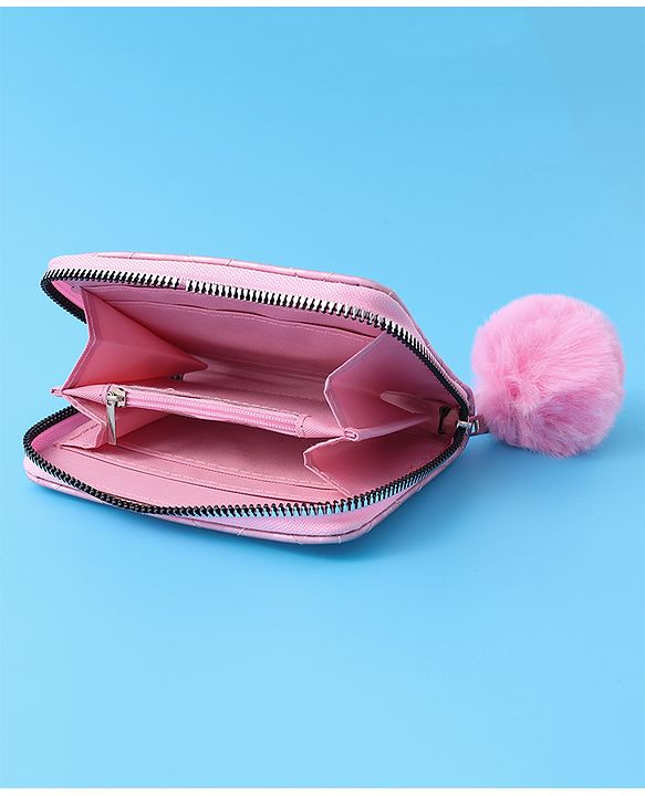 Pine Kids Wallets With Quilted Design - Pink