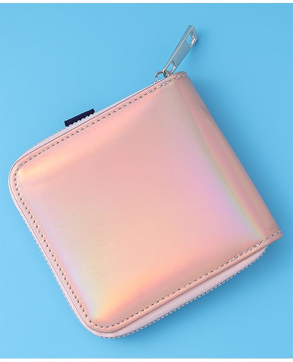 Pine Kids Wallets With Small Print - Baby Pink