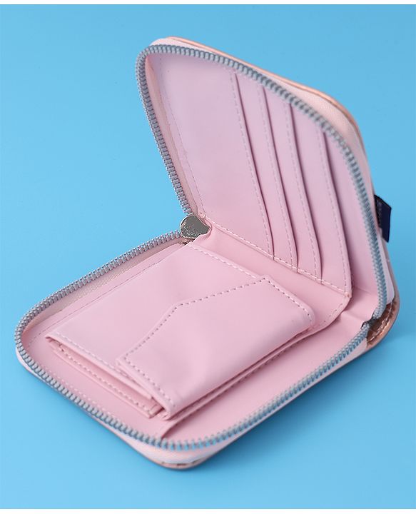 Pine Kids Wallets With Small Print - Baby Pink