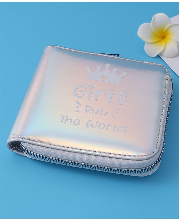 Pine Kids Wallets With Small Print - Silver