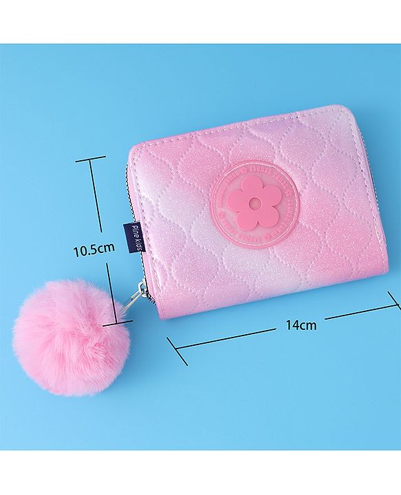 Pine Kids Wallets With Flower  Patch - Multicolor