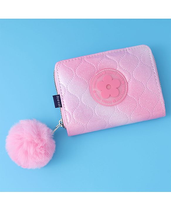 Pine Kids Wallets With Flower  Patch - Multicolor