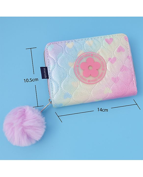 Pine Kids Wallets With Flower  Patch - Multicolor