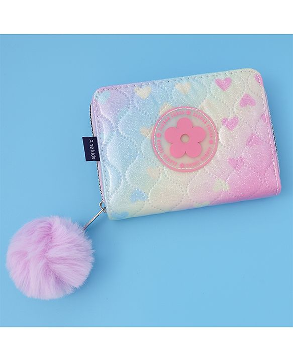 Pine Kids Wallets With Flower  Patch - Multicolor