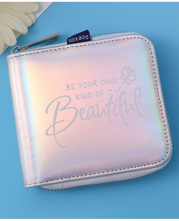 Pine Kids Wallets With Small Print - Silver