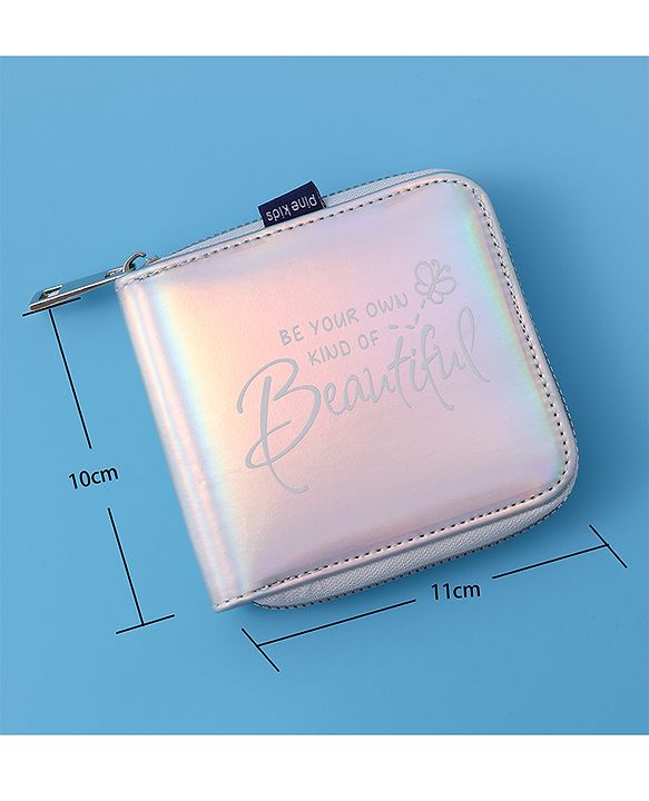 Pine Kids Wallets With Small Print - Silver