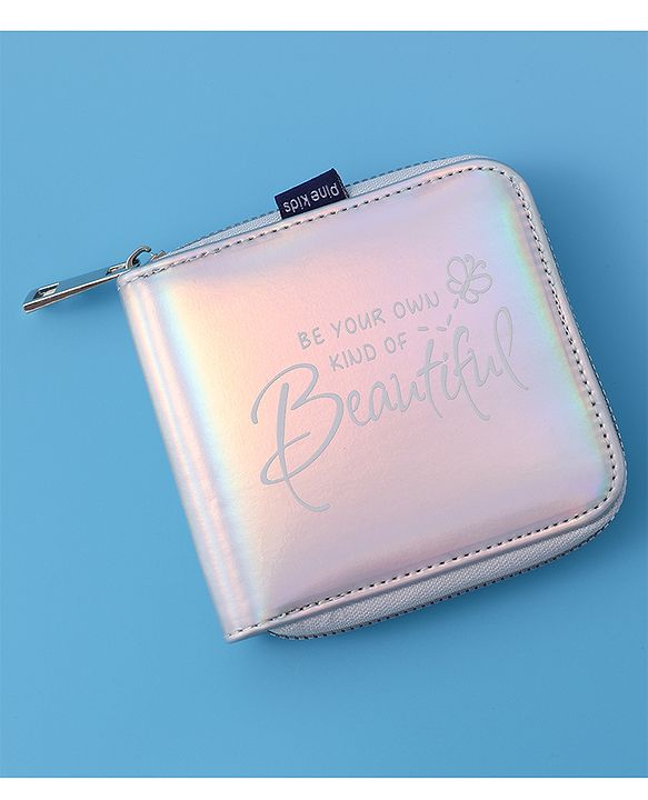 Pine Kids Wallets With Small Print - Silver