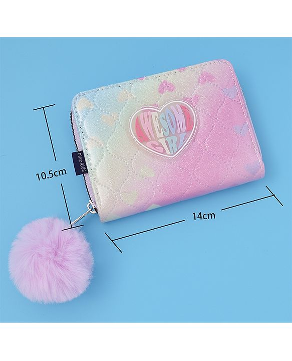 Pine Kids Wallets With Rainbow Coloured Patch - Multicolor