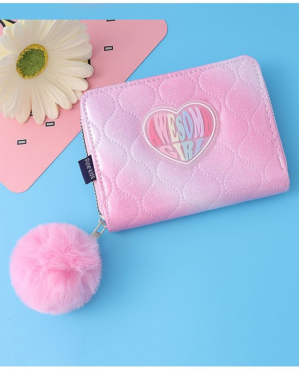 Pine Kids Wallets With Rainbow Coloured Patch - Multicolor