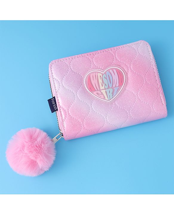 Pine Kids Wallets With Rainbow Coloured Patch - Multicolor